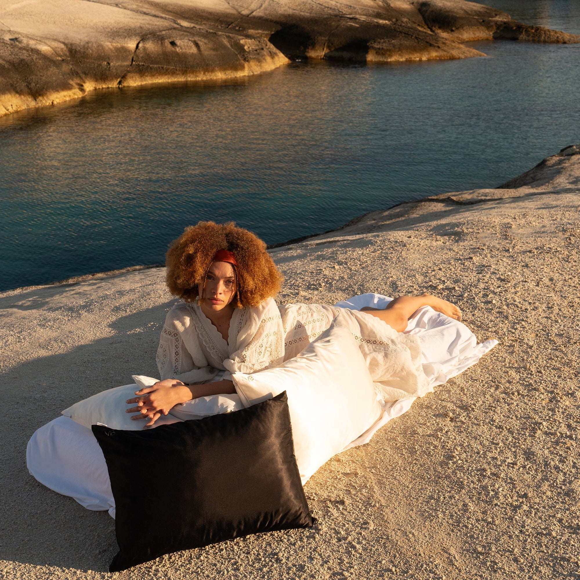 Pillowcase Lava Stone Black - Veganboost