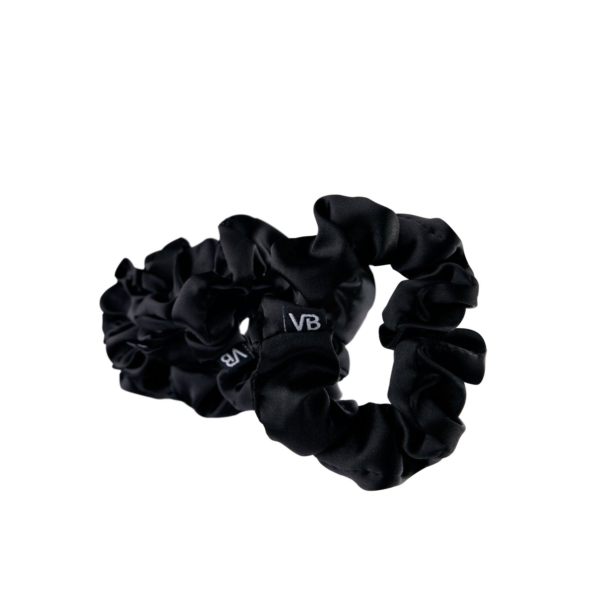 Satin Scrunchie Black Big Size - Veganboost