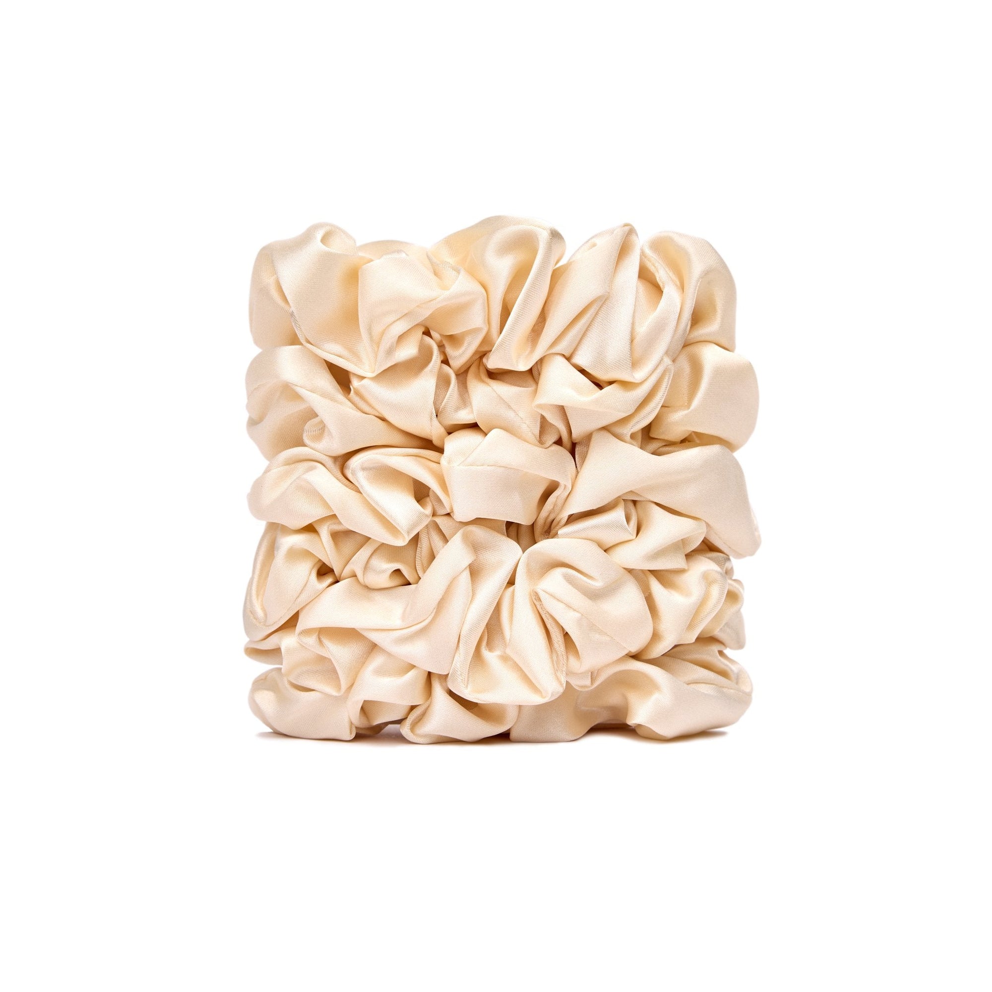 Satin Scrunchie Nude Big Size - Veganboost