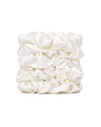 Satin Scunchies White Big Size - Veganboost